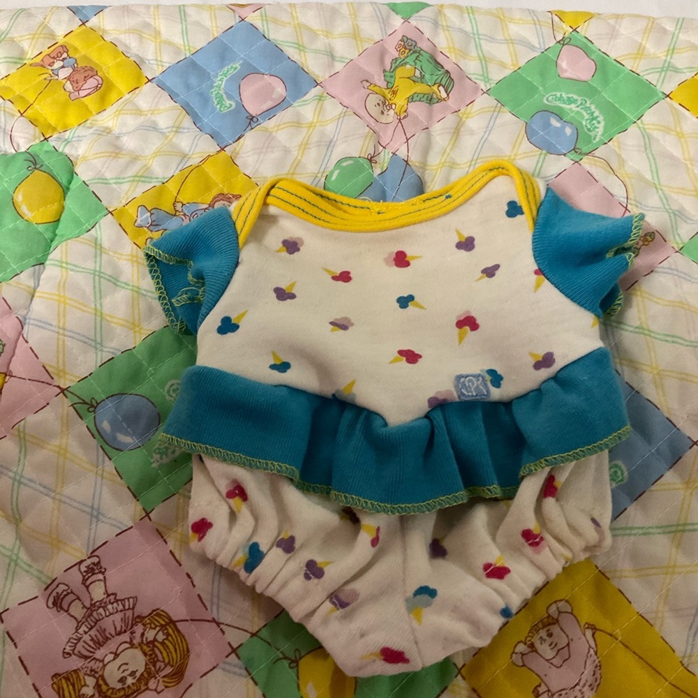 VTG Cabbage Patch Kids Romper For Preschool Hasbro Or Smaller Kids